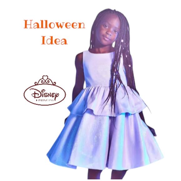 Janie & Jack Disney The Little Mermaid Iridescent Shell Dress size 3 - Picture 1 of 10
